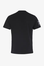 Black t-shirt with khaki chest pocket - Image n°2