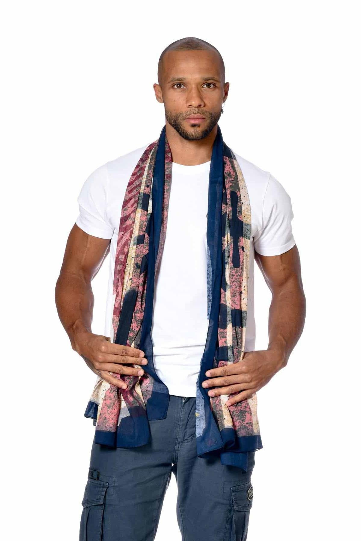Vintage American flag scarf - Image n°4