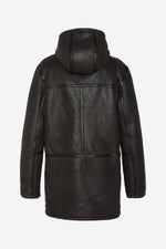 Long double-faced sheepskin winter coat - Image n°2