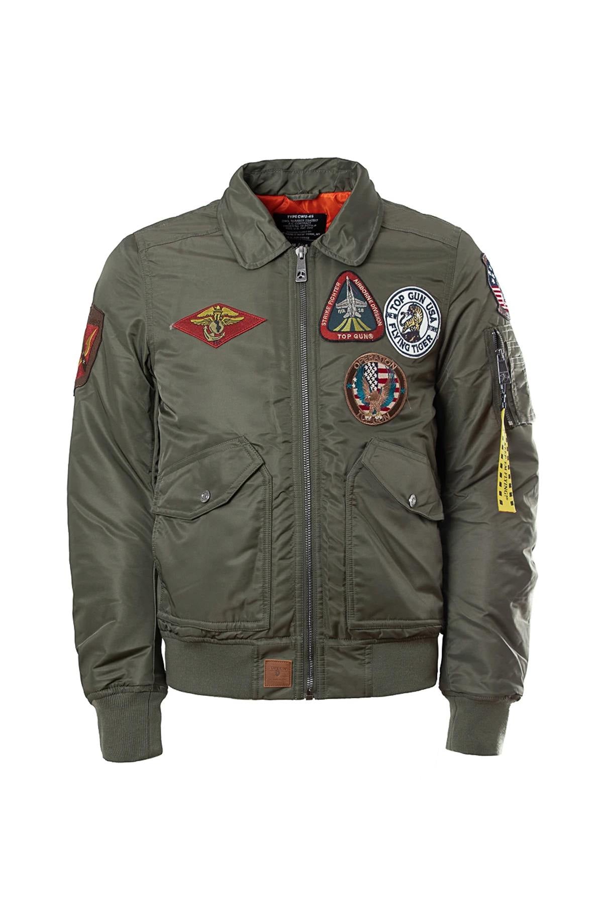 CWU45 bomber with detachable fur collar - Image n°2