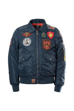 Navy blue bomber jacket - Image n°2