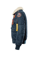 Navy blue bomber jacket - Image n°3