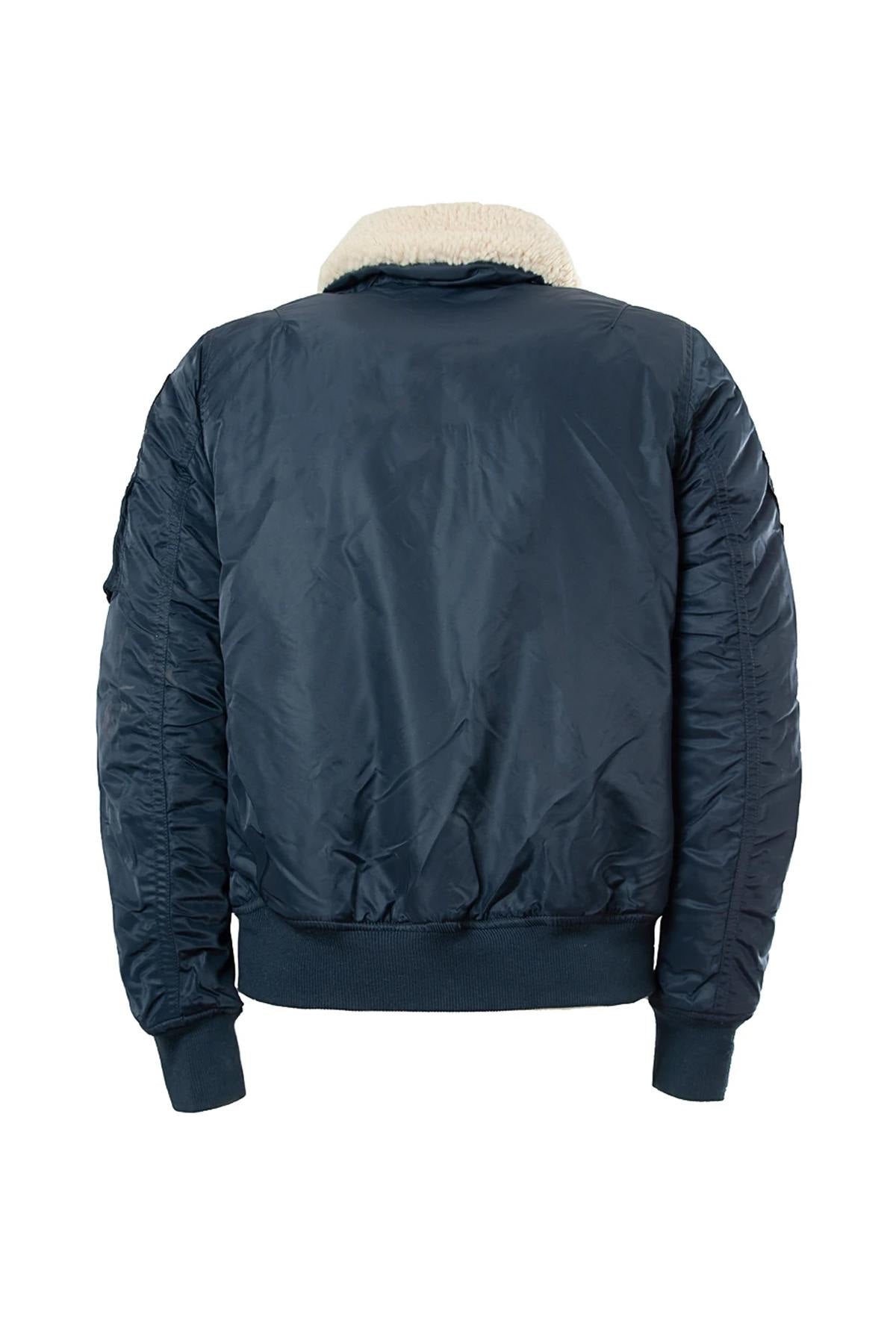 Navy blue bomber jacket - Image n°5