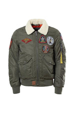 CWU45 bomber with detachable fur collar - Image n°1