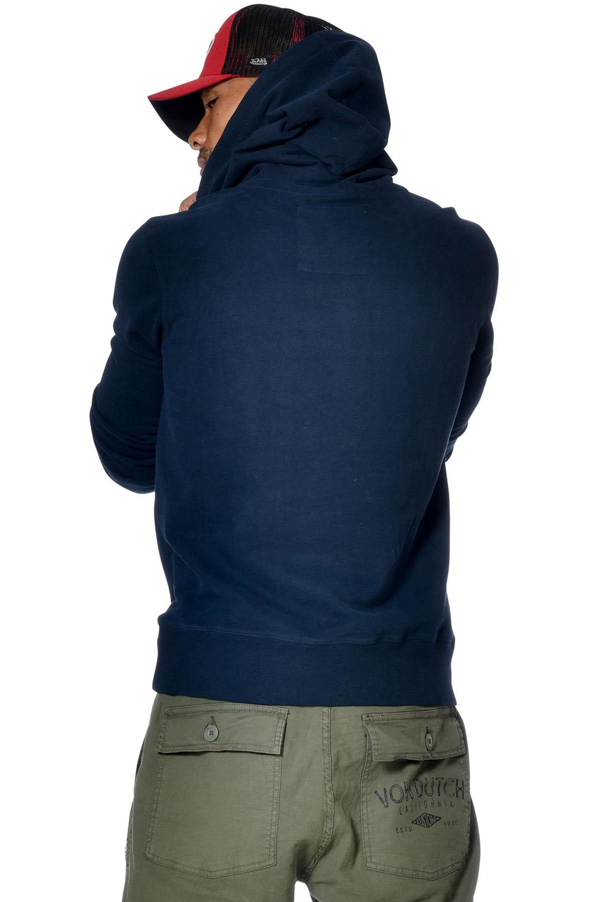 Navy Hooded Sweater - Image n°2