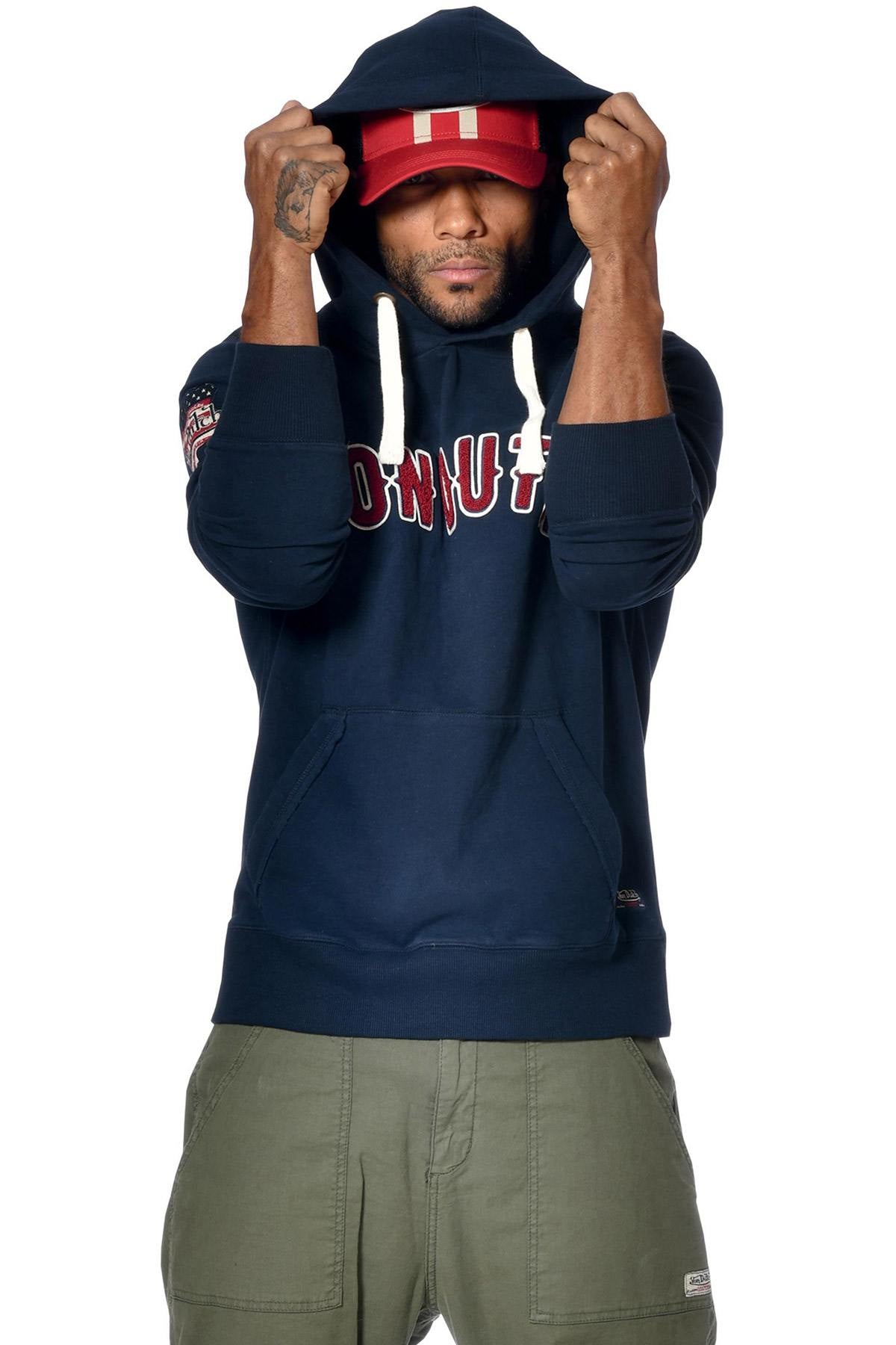 Navy Hooded Sweater - Image n°4