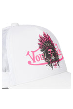 White and pink Indian skull cap - Image n°5