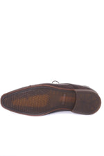 Men's dark brown leather ankle boots - Image n°11