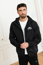 Black windbreaker jacket - Image n°6