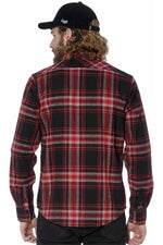 Black and red lumberjack shirt - Image n°2