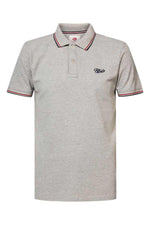 Classic heather gray polo shirt - Image n°5