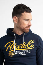 Men's navy blue sportswear sweater - Image n°4