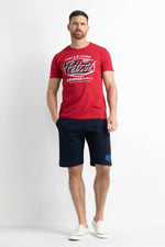 Red men's t-shirt - Image n°3
