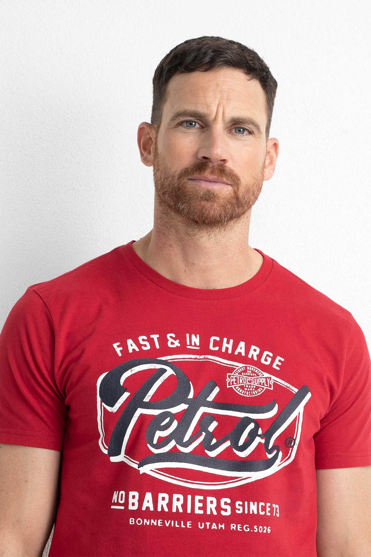 Red men's t-shirt - Image n°4