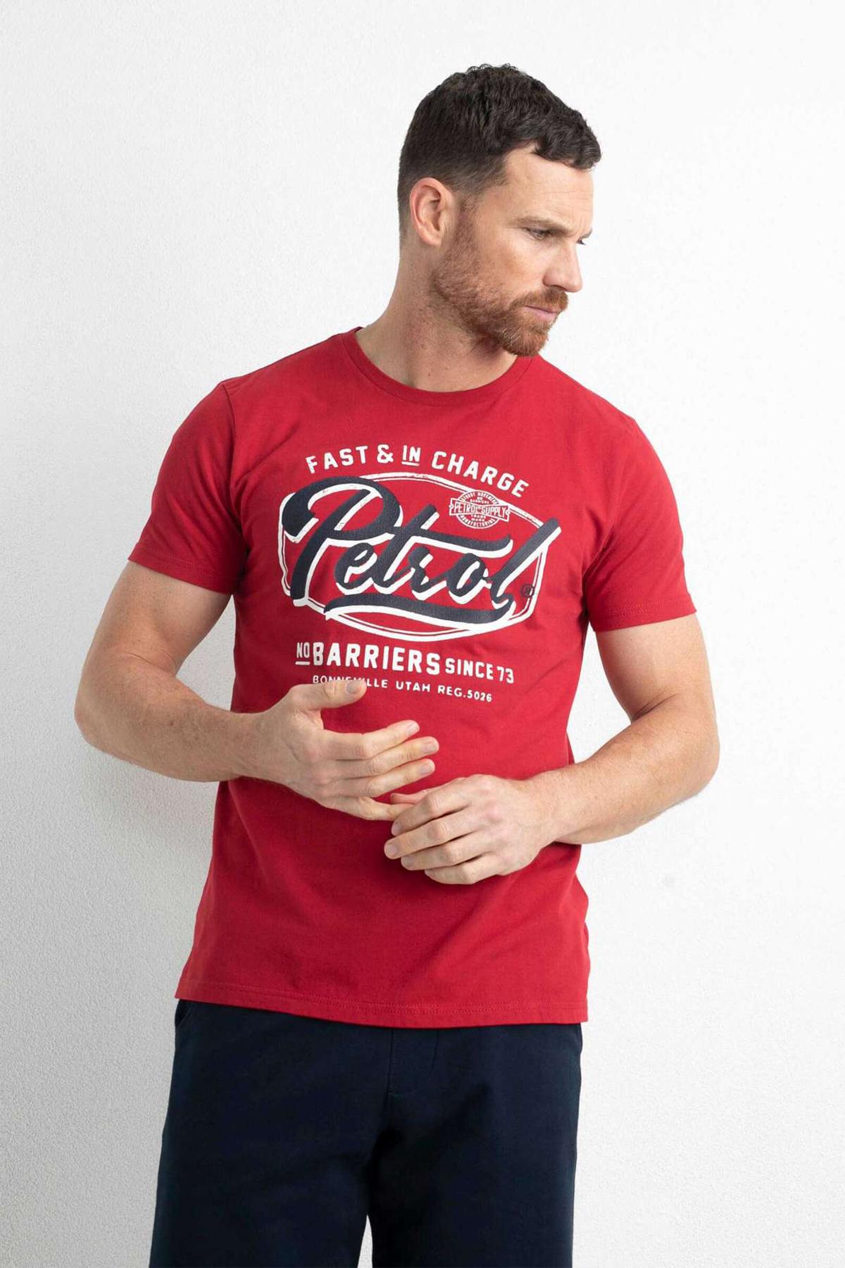 Red men's t-shirt - Image n°1