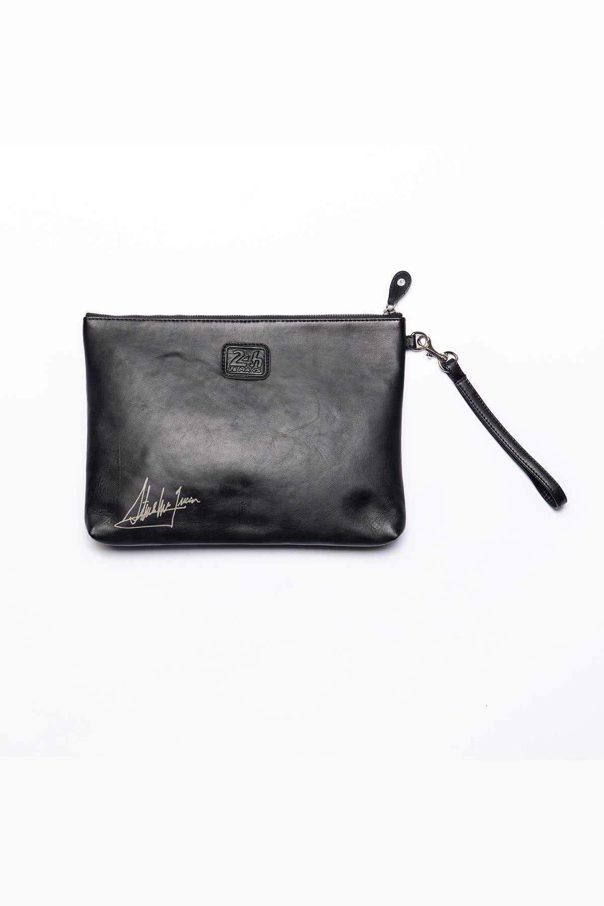 Small black leather bag McQueen 24h of Le Mans edition - Image n°2