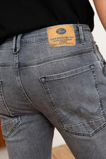 Men's faded gray jeans - Image n°4