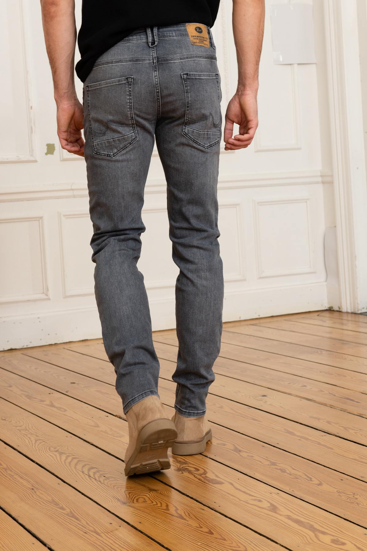 Men's faded gray jeans - Image n°2