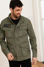 Khaki military jacket - Image n°1
