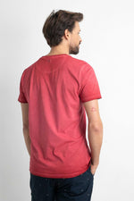 Red round neck t-shirt - Image n°3