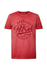 Red round neck t-shirt - Image n°5