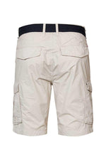 White cargo shorts with belt - Image n°5