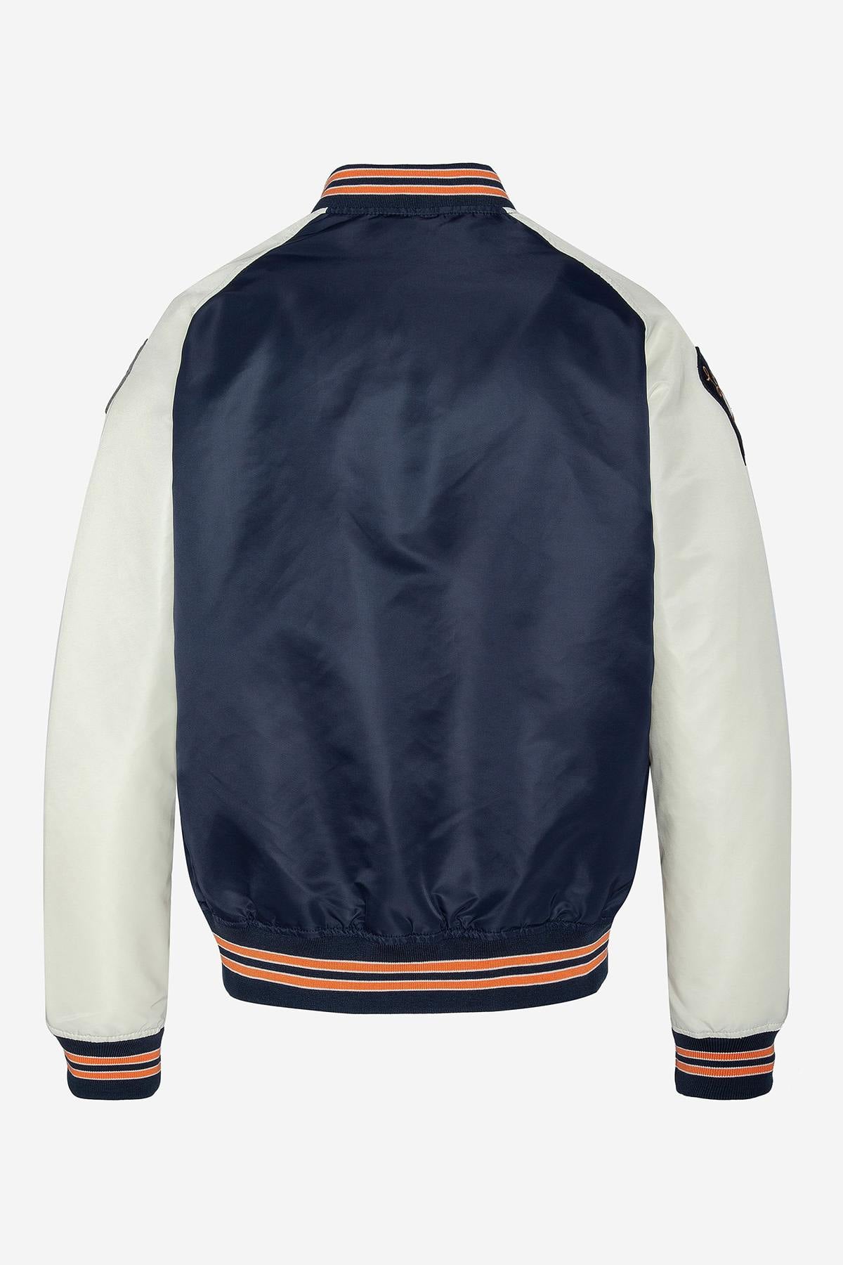 US teddy in blue and white nylon - Image n°3