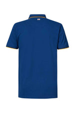 Royal blue men's polo shirt - Image n°6