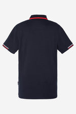 Men's navy blue polo shirt - Image n°3