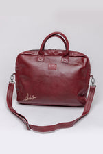 Steve McQueen red leather satchel 1971 - Image n°4