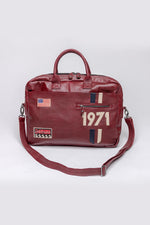 Steve McQueen red leather satchel 1971 - Image n°3