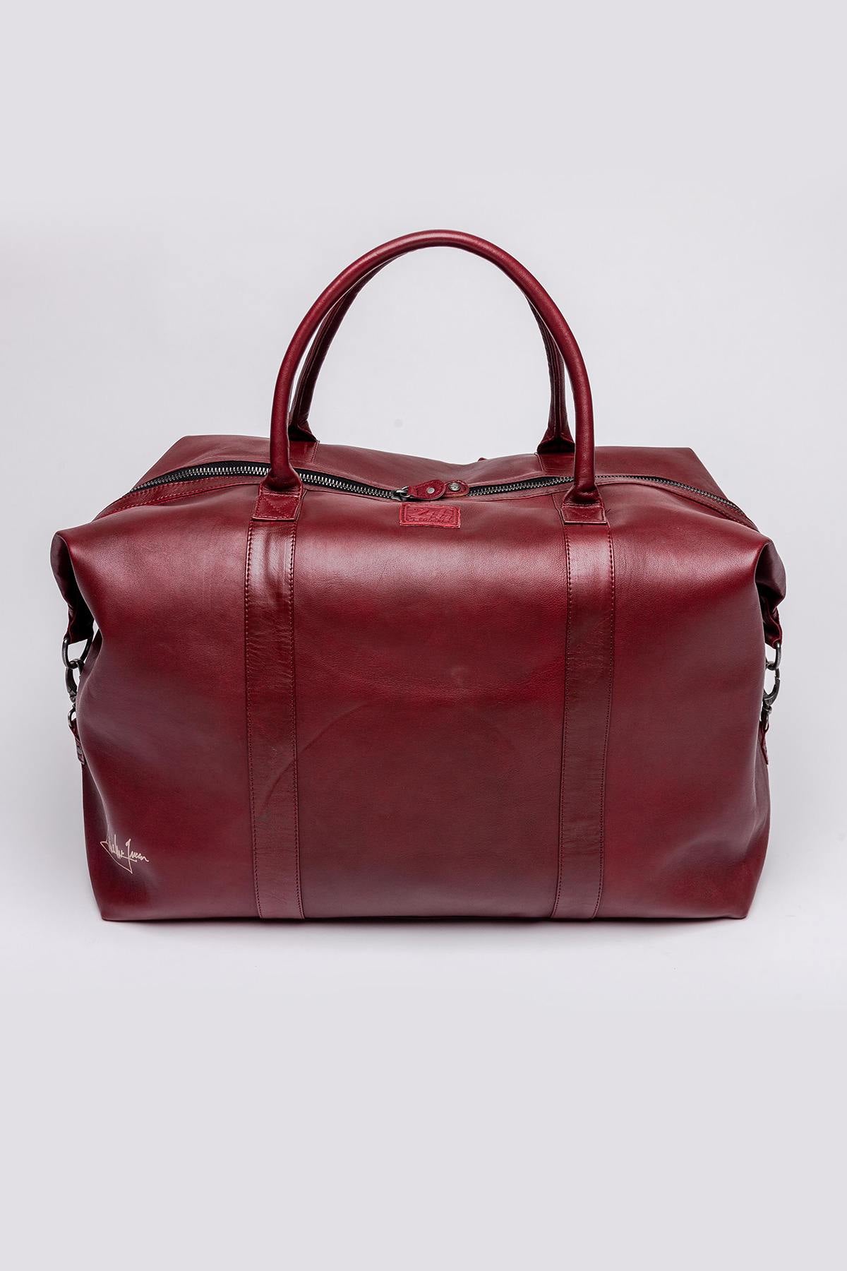 Steve McQueen 72h red leather bag - Image n°5