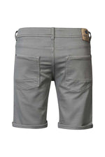 Gray denim shorts - Image n°2