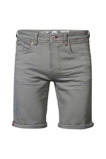 Gray denim shorts - Image n°1
