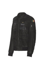  4° Stormo velvet effect leather jacket made in Italy - Image n°5