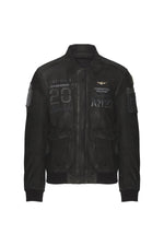  4° Stormo velvet effect leather jacket made in Italy - Image n°2
