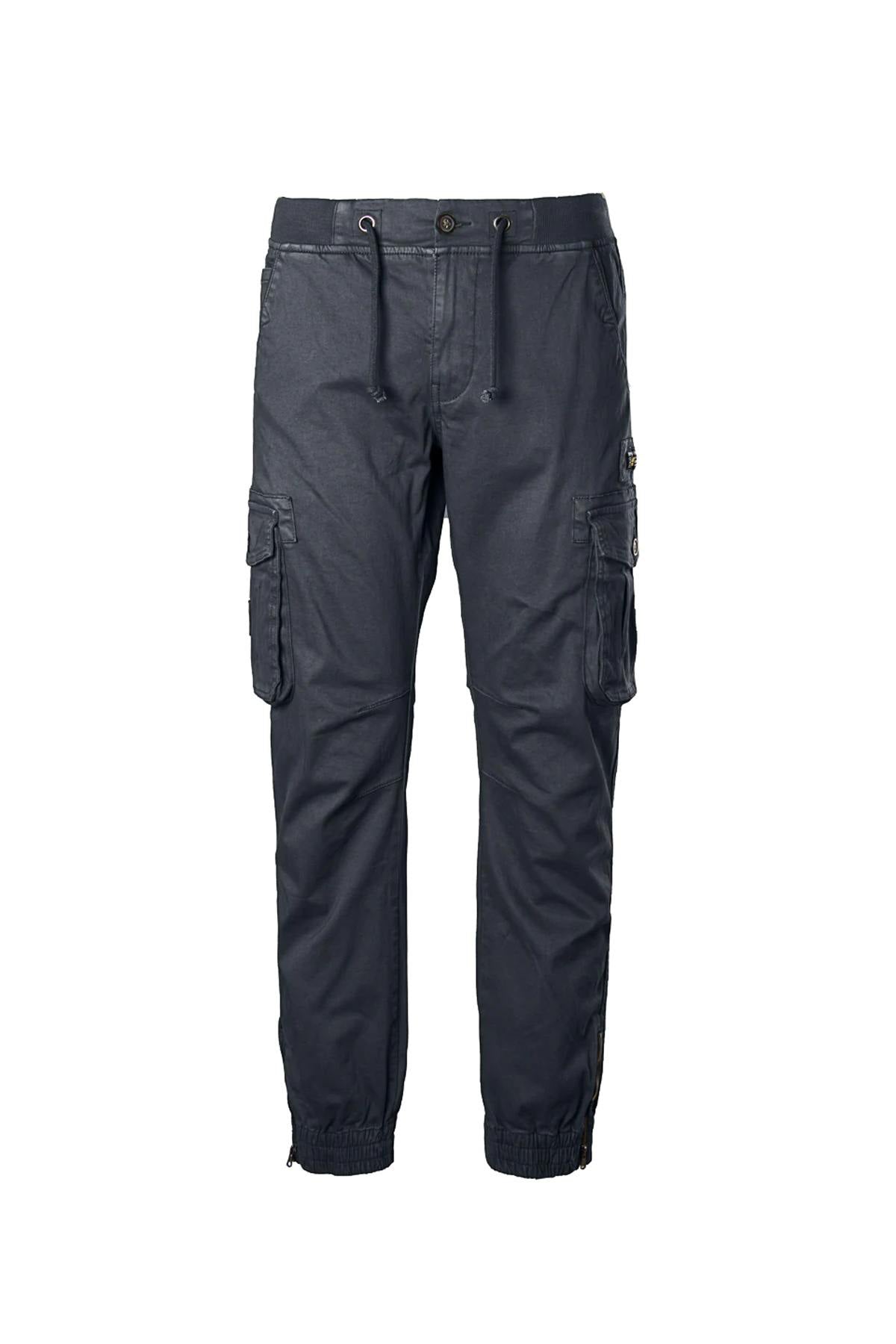 Battle navy blue with military patches - Image n°1