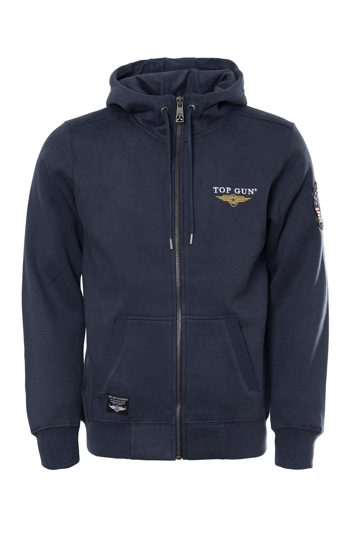 Blue hooded jacket - Image n°1