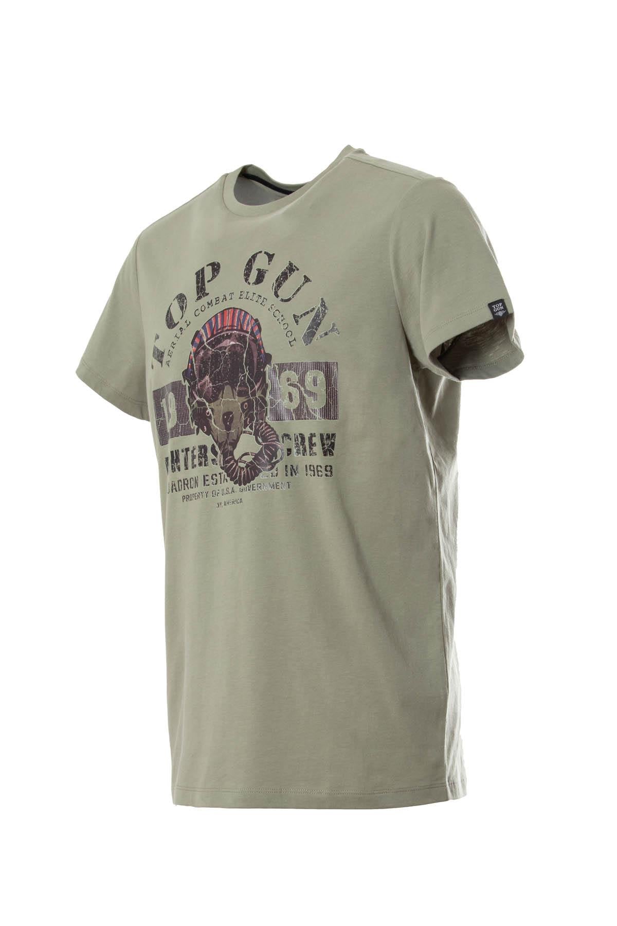 Khaki Top Gun 1969 T-shirt - Image n°2