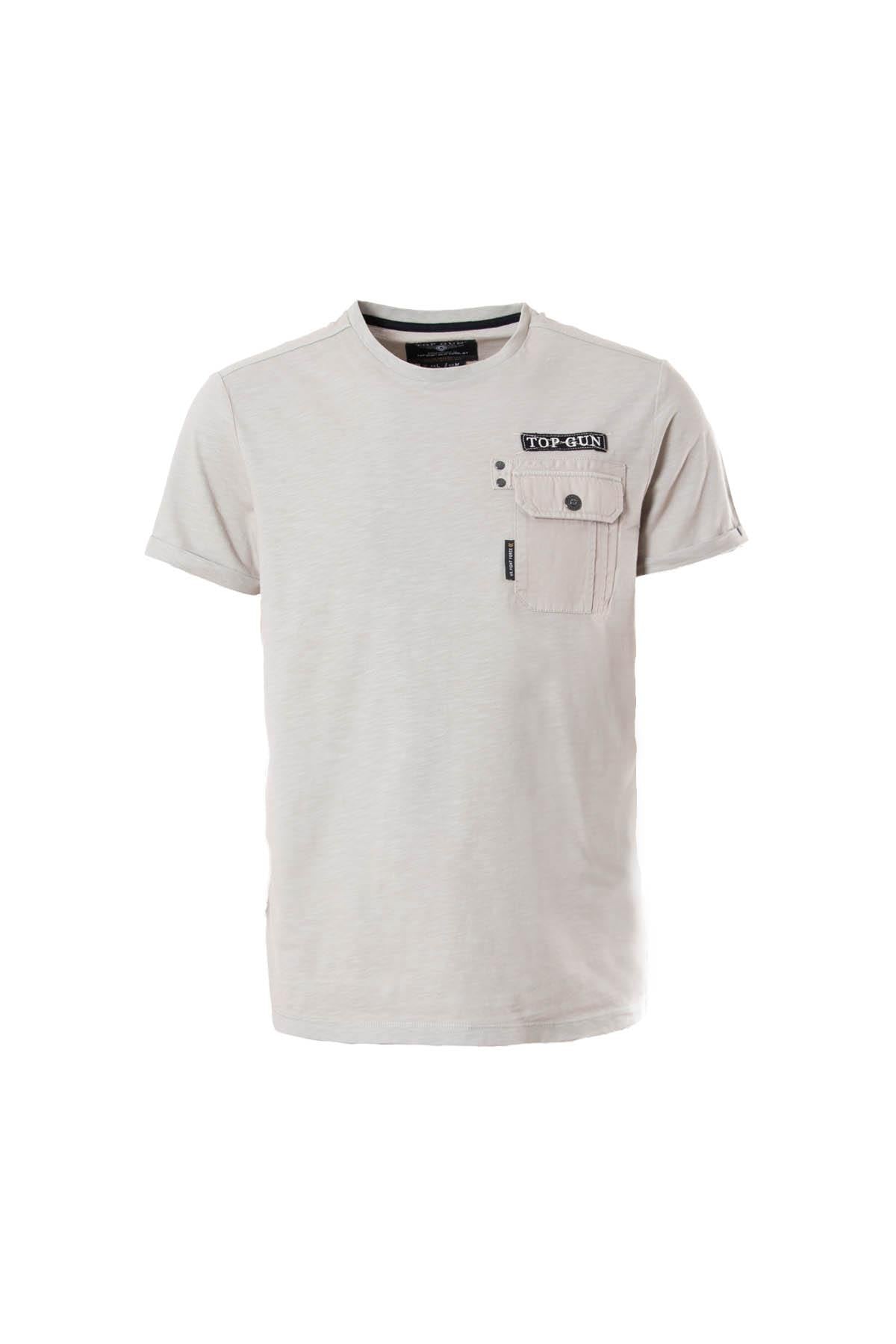 Men's light gray t-shirt - Image n°1