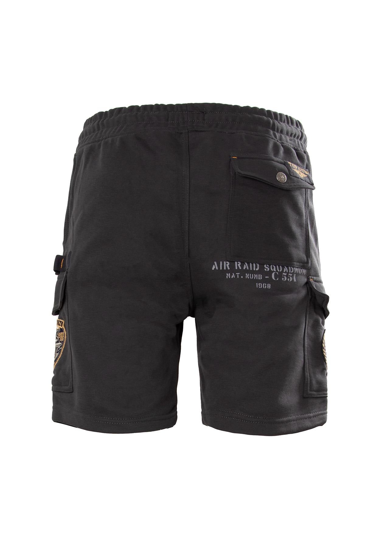 Men's black Bermuda shorts US Navy Top Gun - Image n°2