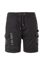 Men's black Bermuda shorts US Navy Top Gun - Image n°3