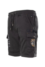 Men's black Bermuda shorts US Navy Top Gun - Image n°1