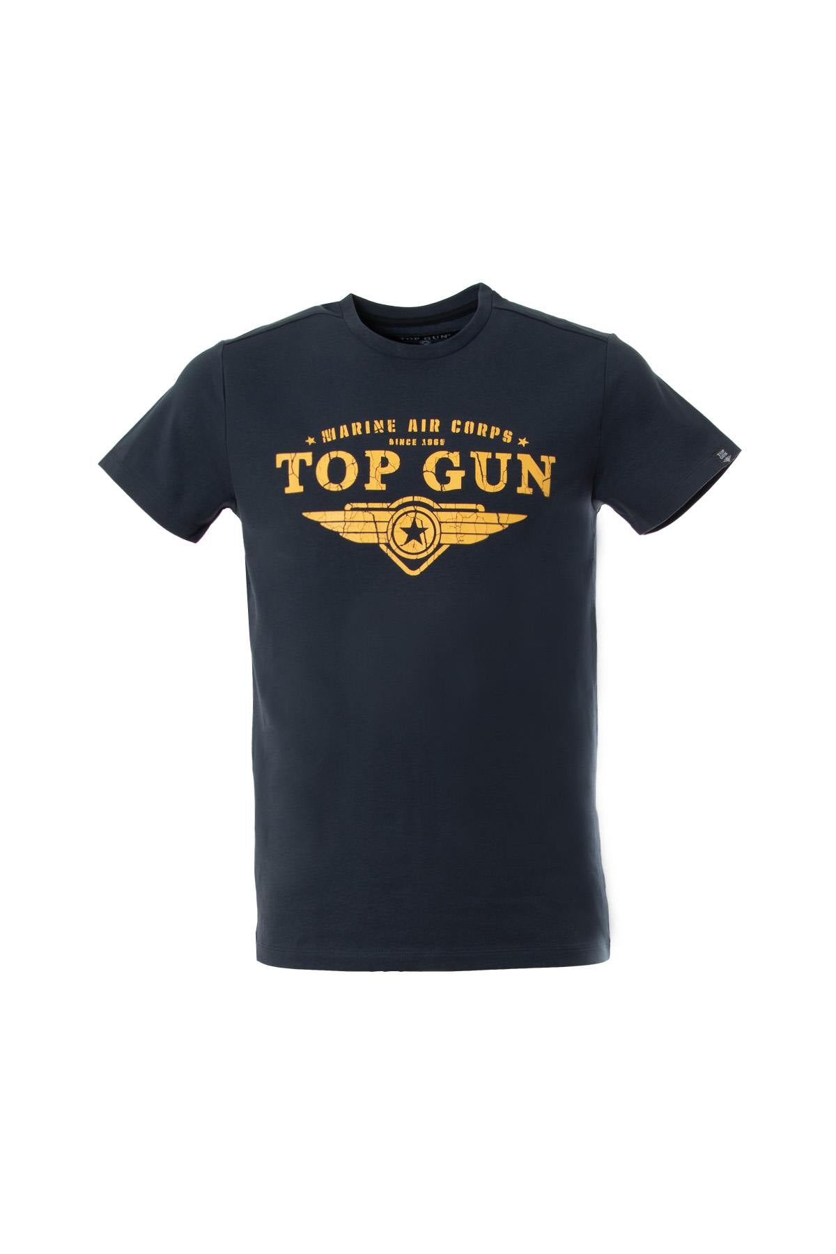 Top Gun navy blue t-shirt - Image n°1