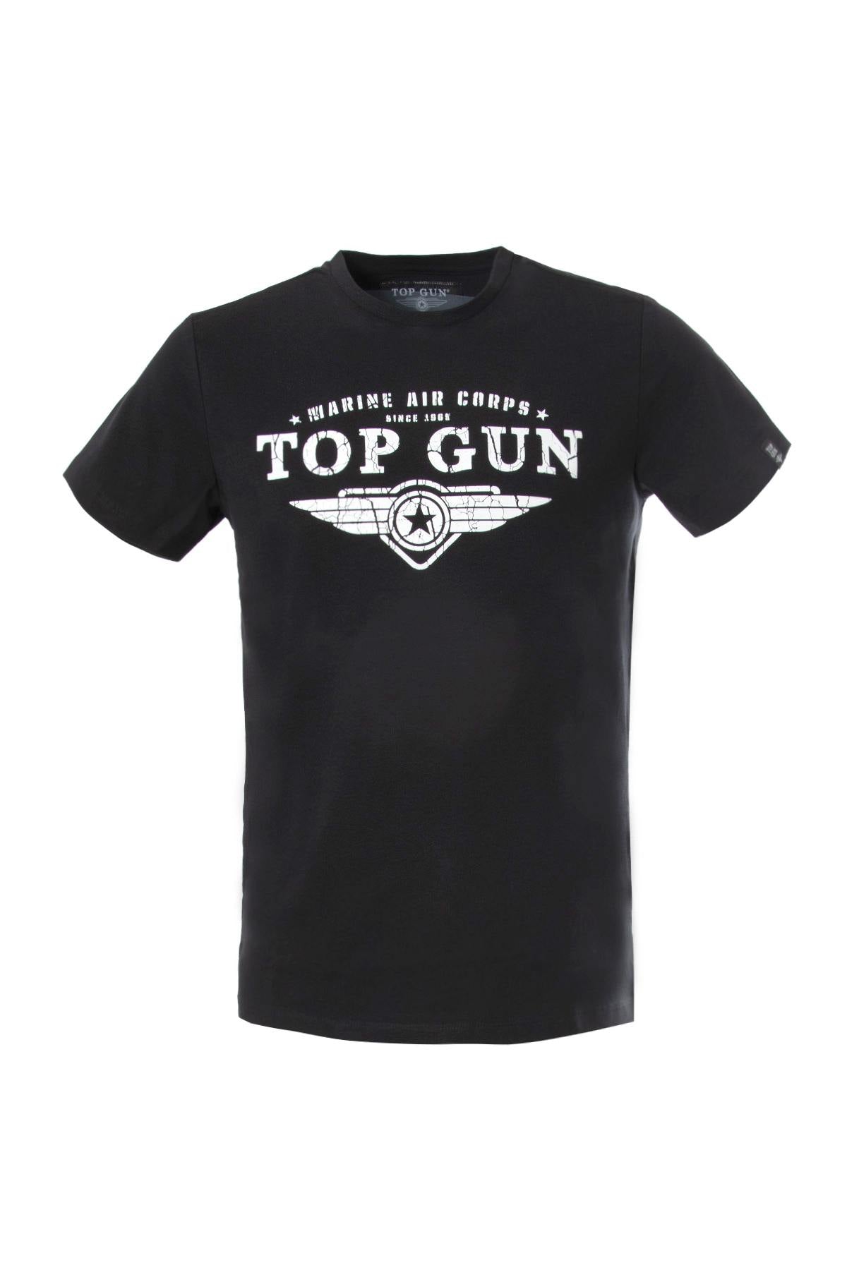 Navy Air Corps men's black t-shirt - Image n°1