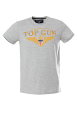 Top gun heather gray printed t-shirt - Image n°1