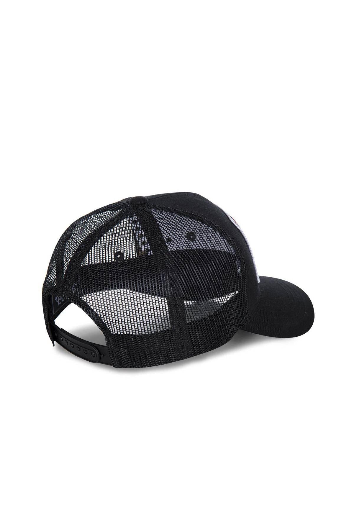 Motorcycles black trucker cap - Image n°2