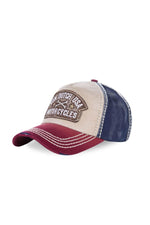 USA biker worn effect cap - Image n°1