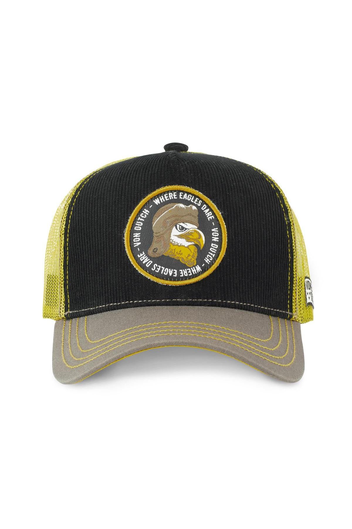 Black and Yellow Where Eagles Dare Cap - Image n°2