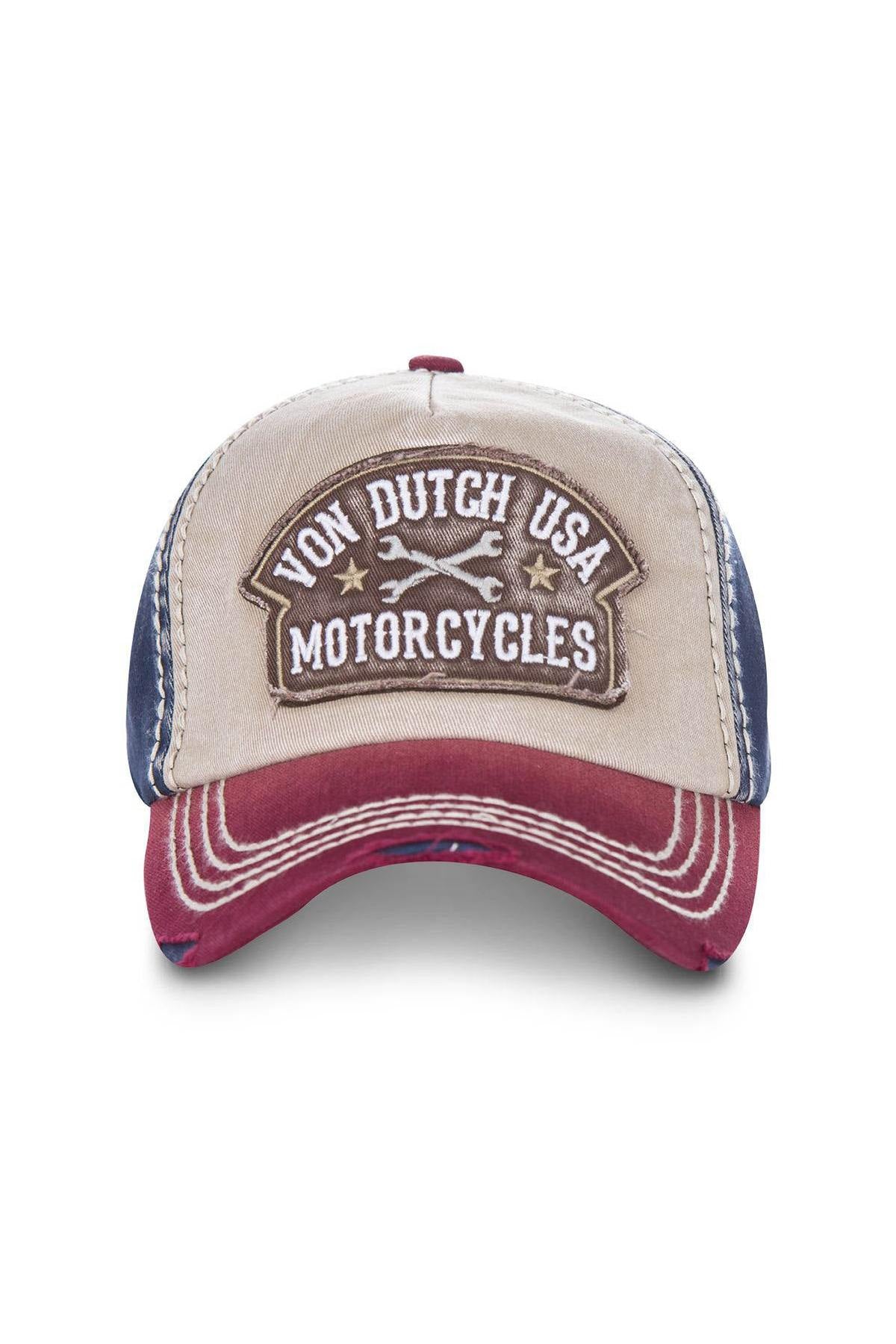 USA biker worn effect cap - Image n°2